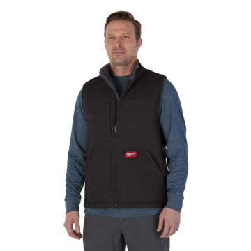 GRIDIRON™ Sherpa-Lined Vest (Black)