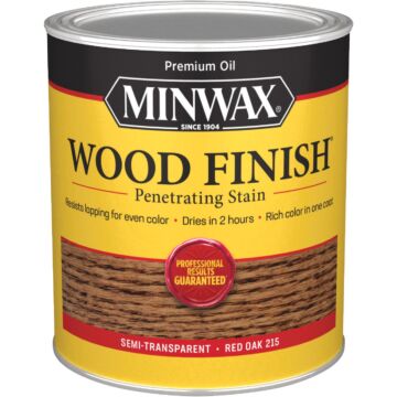 Minwax Wood Finish Penetrating Stain, Red Oak, 1 Qt.