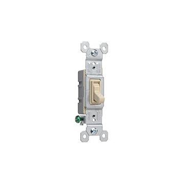 Pass & Seymour TradeMaster Grounding Toggle Switch, Ivory 660IG