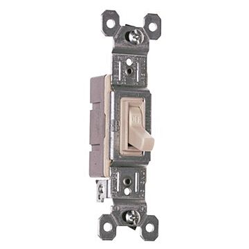 Pass & Seymour TradeMaster Grounding Toggle Switch, Light Almond 660LAG