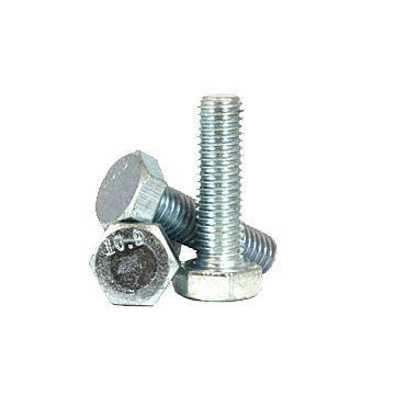 Hex Cap Screw, M12-1.75, 40mm, DIN 933, 10.9 Coarse, Alloy, Zinc Plated Cr+3