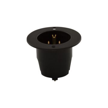 Cooper Wiring 125 V 15 A NEMA 5-15 Straight Blade Flanged Inlet