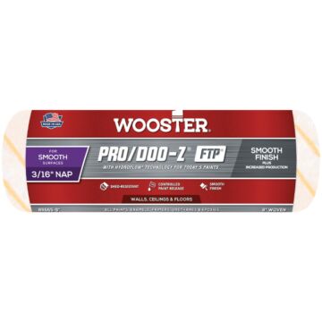 WOOSTER Pro/Doo-Z FTP 9 in. x 3/16 in. Nap Woven Fabric Roller Cover