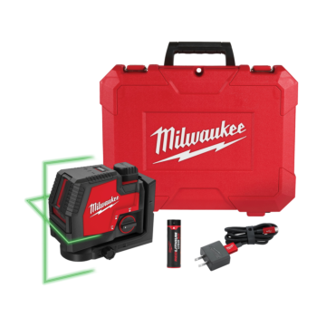 Milwaukee USB Rechargeable Green Cross Line Laser