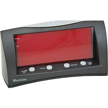 Westclox 66705 Alarm Clock, LED Display, BlackCase