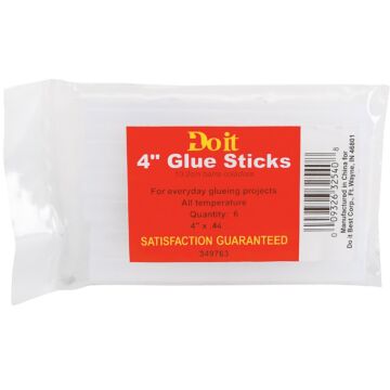 Do it 4 In. Standard Clear Hot Melt Glue (6-Pack)