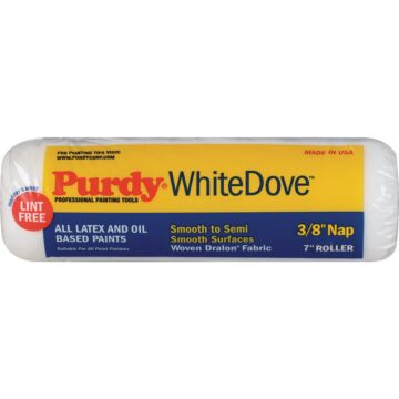 Purdy White Dove Woven Fabric Roller Cover - 7 in. x 3/8 in. Nap
