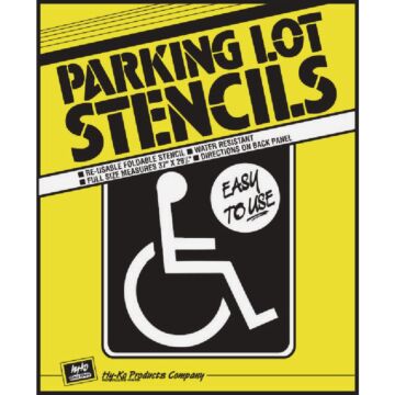 HY-KO Hy-Ko Handicapped Parking Lot Stencil