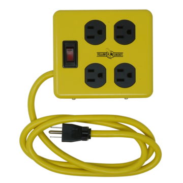 Southwire 2177 - WORKSHOP- 4 OUTLET 4' METAL POWER BLOCK