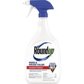 Roundup 24 Oz. Exclusive Formula Trigger Spray Weed & Grass Killer
