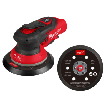 Milwaukee M12™ FUEL™ 6" Random Orbital Sander (3/32")