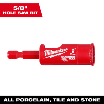 Milwaukee 5/8" DIAMOND MAX™ Hole Saw Bit