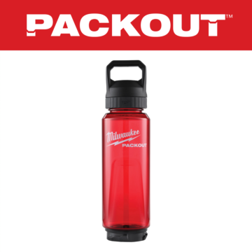 MIlwaukee PACKOUT™ Bottle w/ Chug Lid (Red) 34 oz
