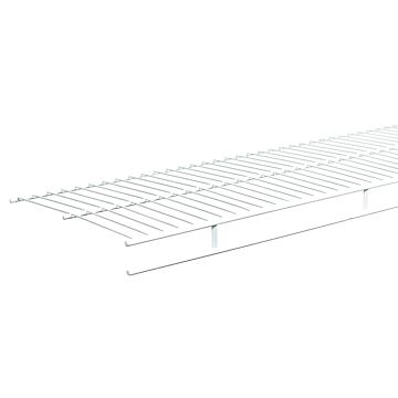 Closetmaid Ventilated Shelf & Rod Closet Shelf (White) 12 in. x 12 ft