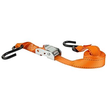 Keeper 05108-V Tie-Down, 1 in W, 6 ft L, Polyester, Blue, 300 lb, S-Hook End Fitting