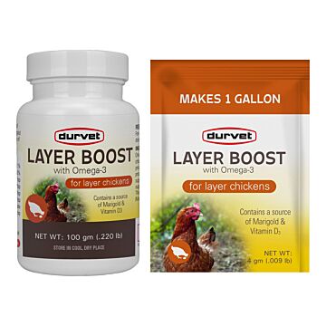 Durvet 100 mg Powder Form Light Yellow Layer Boost