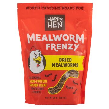 Mealworm Frenzy 10 oz Pack Container Type Dried Mealworms Mealworm Frenzy