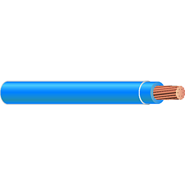 Southwire #6 THHN Stranded Electrical Wire Blue