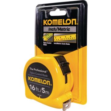 Komelon The Professional 5m/16 Ft. Metric/SAE Tape Measure
