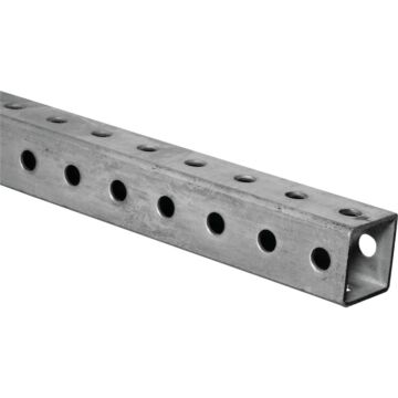 Hillman Steelworks 1-1/4 In. x 3 Ft. Steel Perforated Square Tube