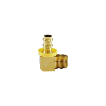 Push-Lock Barb x MPT 90° Elbow