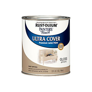 Painter's® Touch Ultra Cover - Ultra Cover Multi-Purpose Gloss Brush-On Paint - Quart - Almond