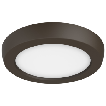 Blink - 9W; 5in; LED Fixture; CCT Selectable; Round Shape; Bronze Finish; 120V