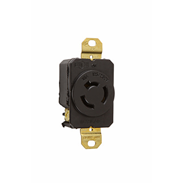 Pass & Seymour Non-NEMA 3-Wire Single Receptacle