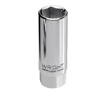 Wright Tool 3/8" Drive 6 Point Metric Spark Plug Holding Socket - 18mm