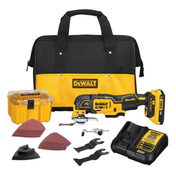 DEWALT 20V MAX* XR Brushless Cordless 3-Speed Oscillating Multi-Tool Kit (2.0 Ah Battery)