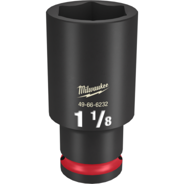Milwaukee SHOCKWAVE™ Impact Duty 1/2" Drive 1-1/8" Deep 6 Point Socket