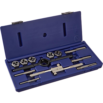 IRWIN Fractional Tap And Hex Die Set, 12-Piece