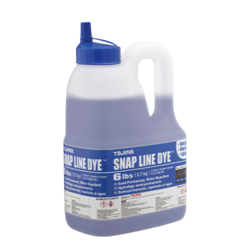 Snap Line Dye, permanent marking chalk, dark blue, easy-fill nozzle, 6lbs. / 2.7 kg