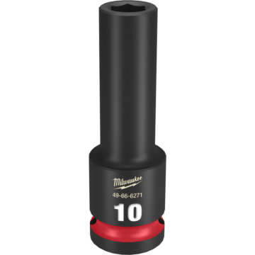 Milwaukee SHOCKWAVE™ Impact Duty 1/2" Drive 10MM Deep 6 Point Socket