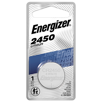 Energizer 2450 Lithium Coin Battery, 1 Pack