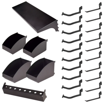 26 Piece Mobile Tool Board Accessory Kit