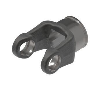 Weasler 14 Series Tube Weld Yoke with 1-9/32" x 1-13/32" Rectangular Bore