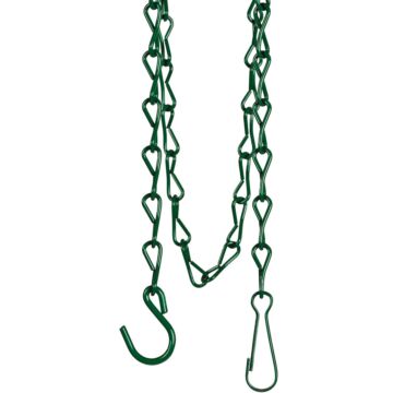 Perky-Pet Powder-Coated Metal Bird Feeder Chain (Green) 33 in.