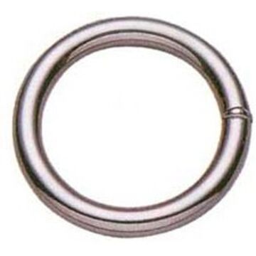 3/16"x1" Steel Ring Nickel