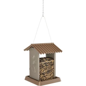 North States Plastic Pine Cone Design Hopper Feeder