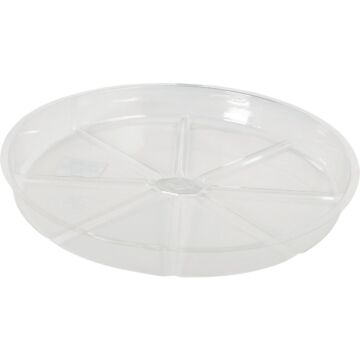 Best Garden Vinyl Flower Pot Saucer (Clear) 12 in.