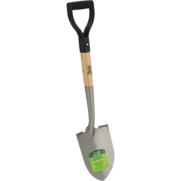 Best Garden Round Point Utility Shovel with Wood Handle