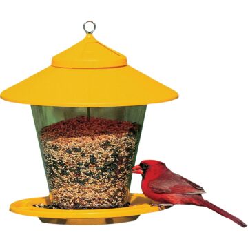 WoodLink Plastic Hopper Bird Feeder - 4 lb Capacity