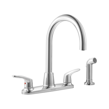 American Standard COLONY PRO 2H HI KIT W SPRAY CH, Chrome