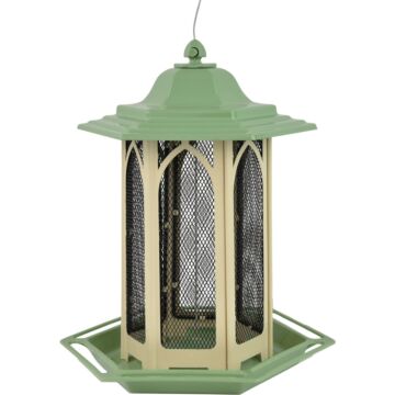 Perky-Pet Gazebo Bird Feeder (Green) 3.5 lb Capacity
