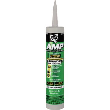 DAP AMP Self-Leveling Concrete and Mortar Sealant (Gray) 9 oz
