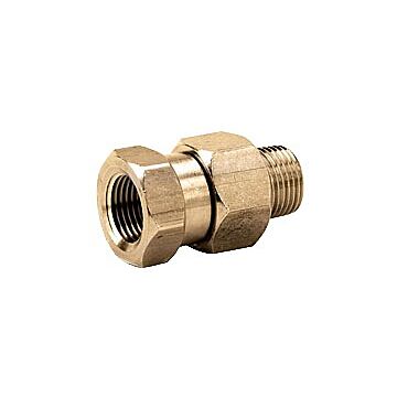 J E Adams 3/8 x 3/8 in FNPT x MPT 3000 psi High Pressure Swivel