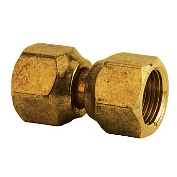 Anderson Metals Brass Flare Swivel Union - 1/2 in.
