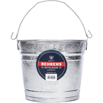 Behrens 8 Qt. Hot-Dipped Steel Pail