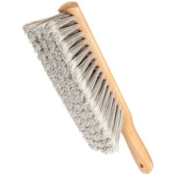 Magnolia Brush Silver Flagged Plastic 9" Counter Duster